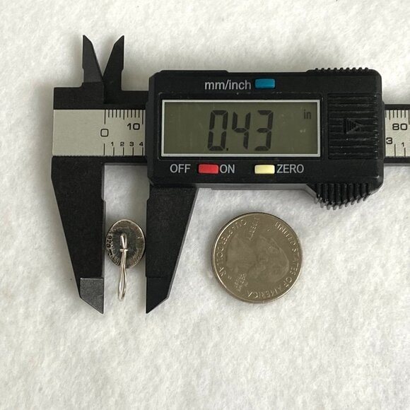 Sterling Silver 925 Dainty Oval White Mother Of Pearl Dangle Earrings - Picture 14 of 16